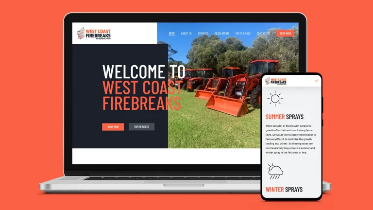 West Coast Firebreaks Website Design