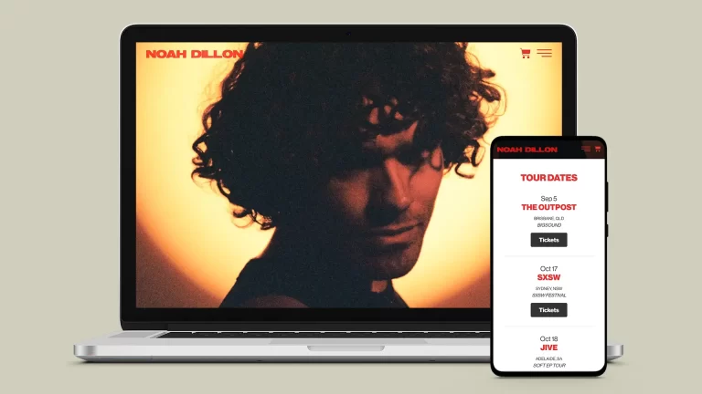 Noah Dillon Website Design